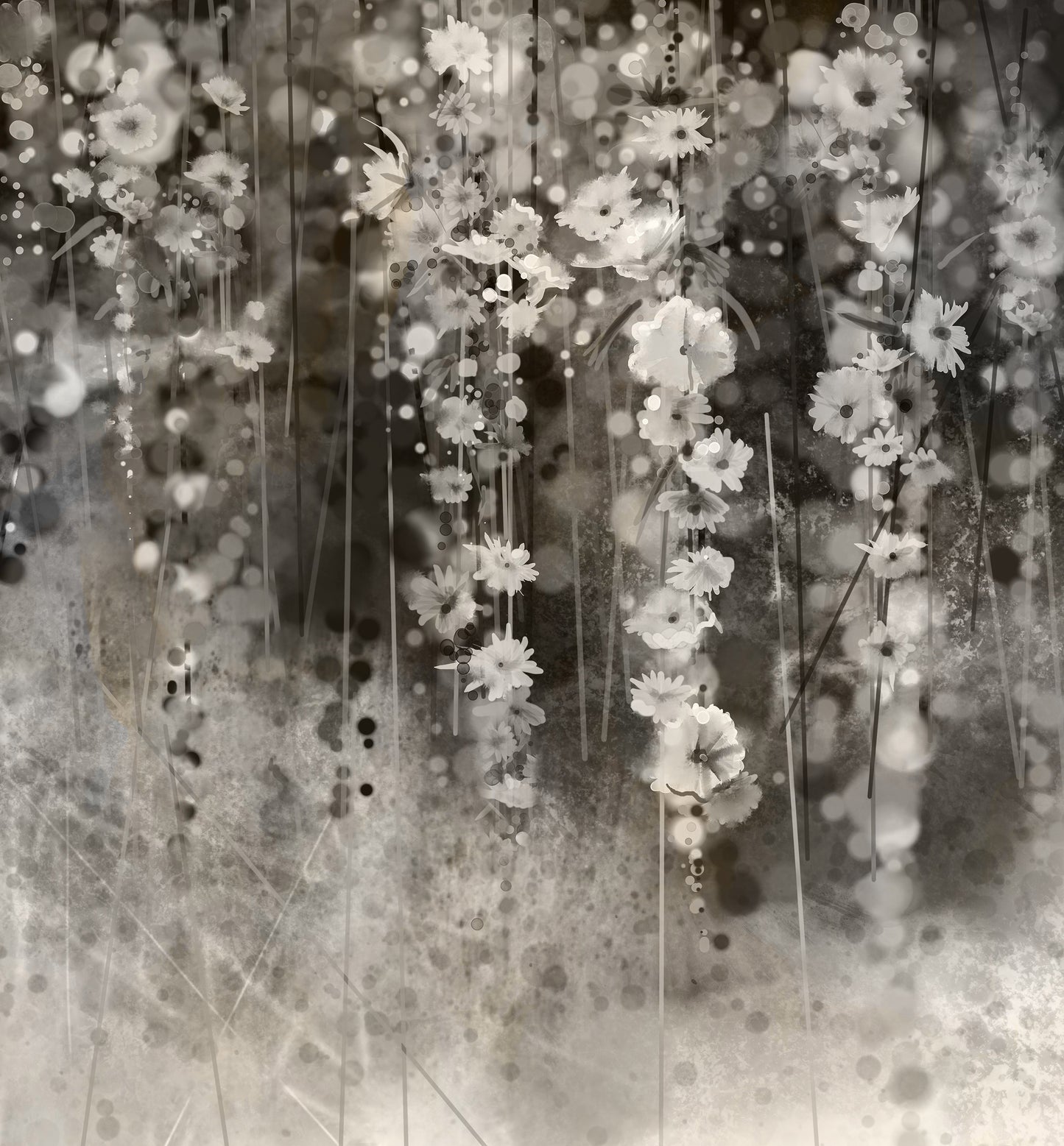 Zooom - Fototapet Rainflowers
