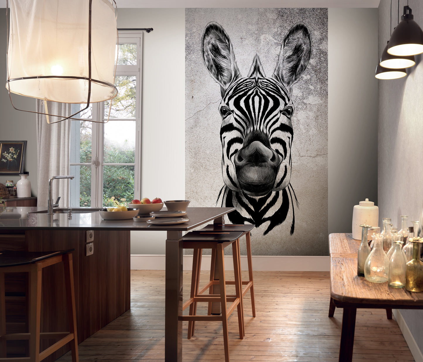 Zooom - Fototapet Cool Zebra