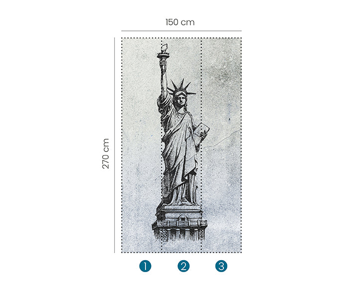 Zooom - Fototapet Liberty