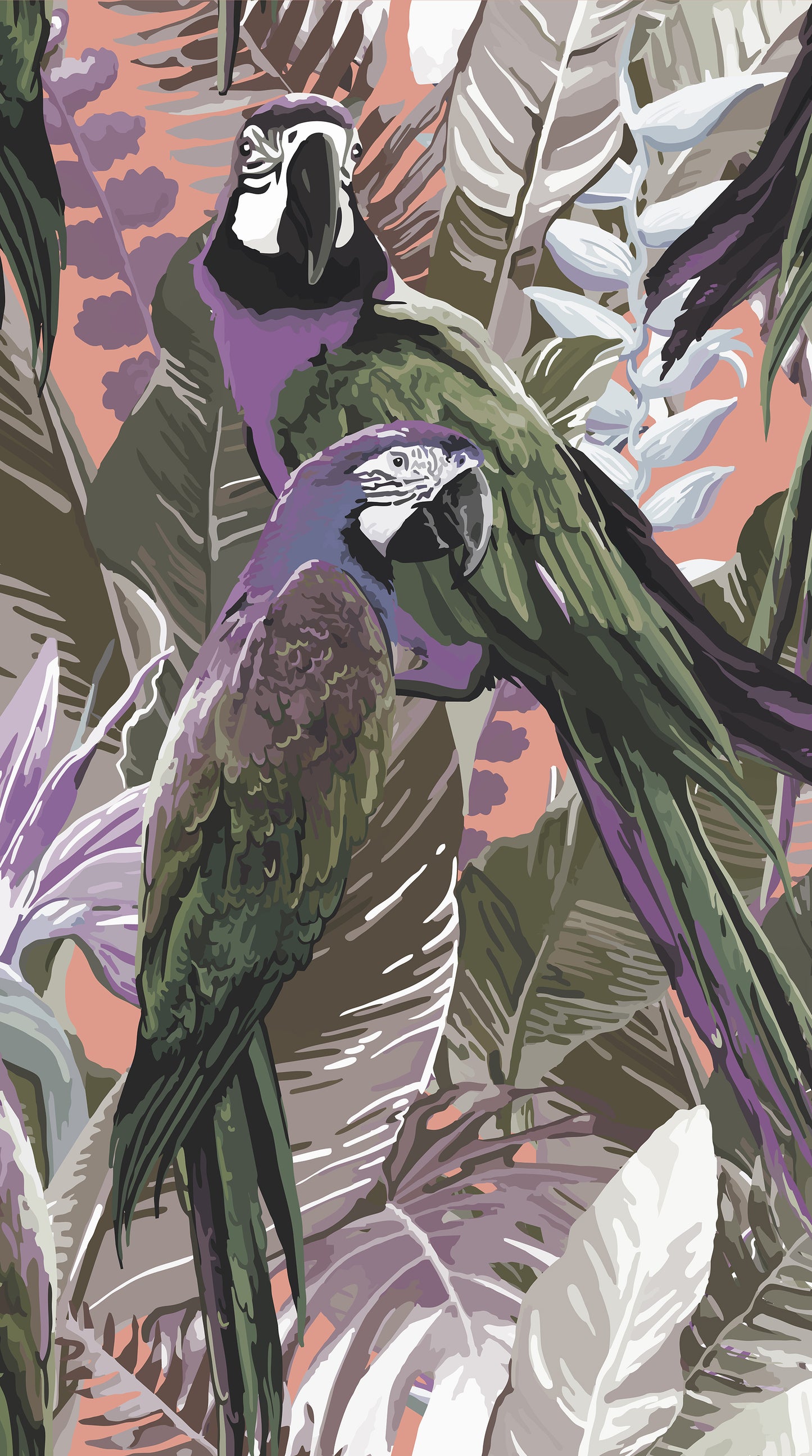 Zooom - Fototapet Cheeky Parrots