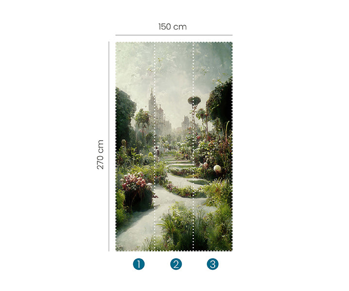 Zooom - Fototapet Magic Garden