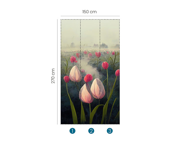 Zooom - Fototapet Tulips