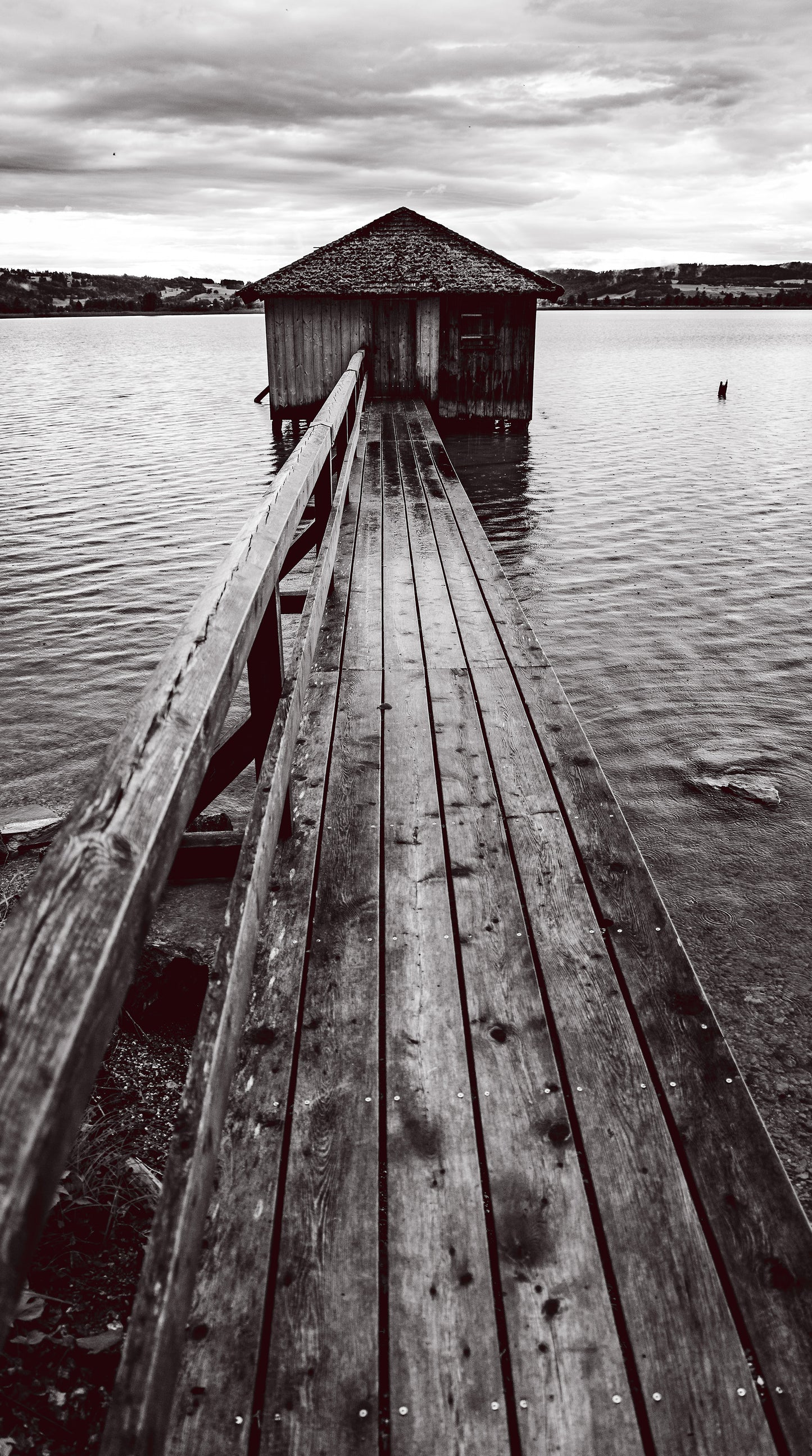 Zooom - Fototapet Boathouse