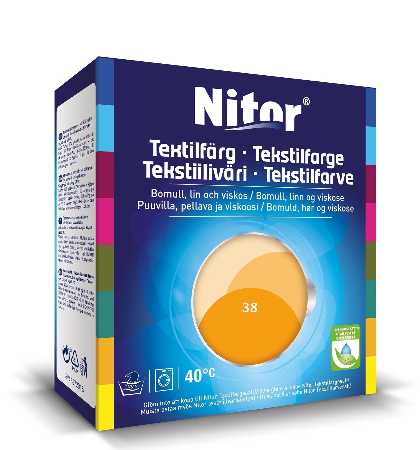 Nitor Tekstilfarge - 50398 Mandarin 38