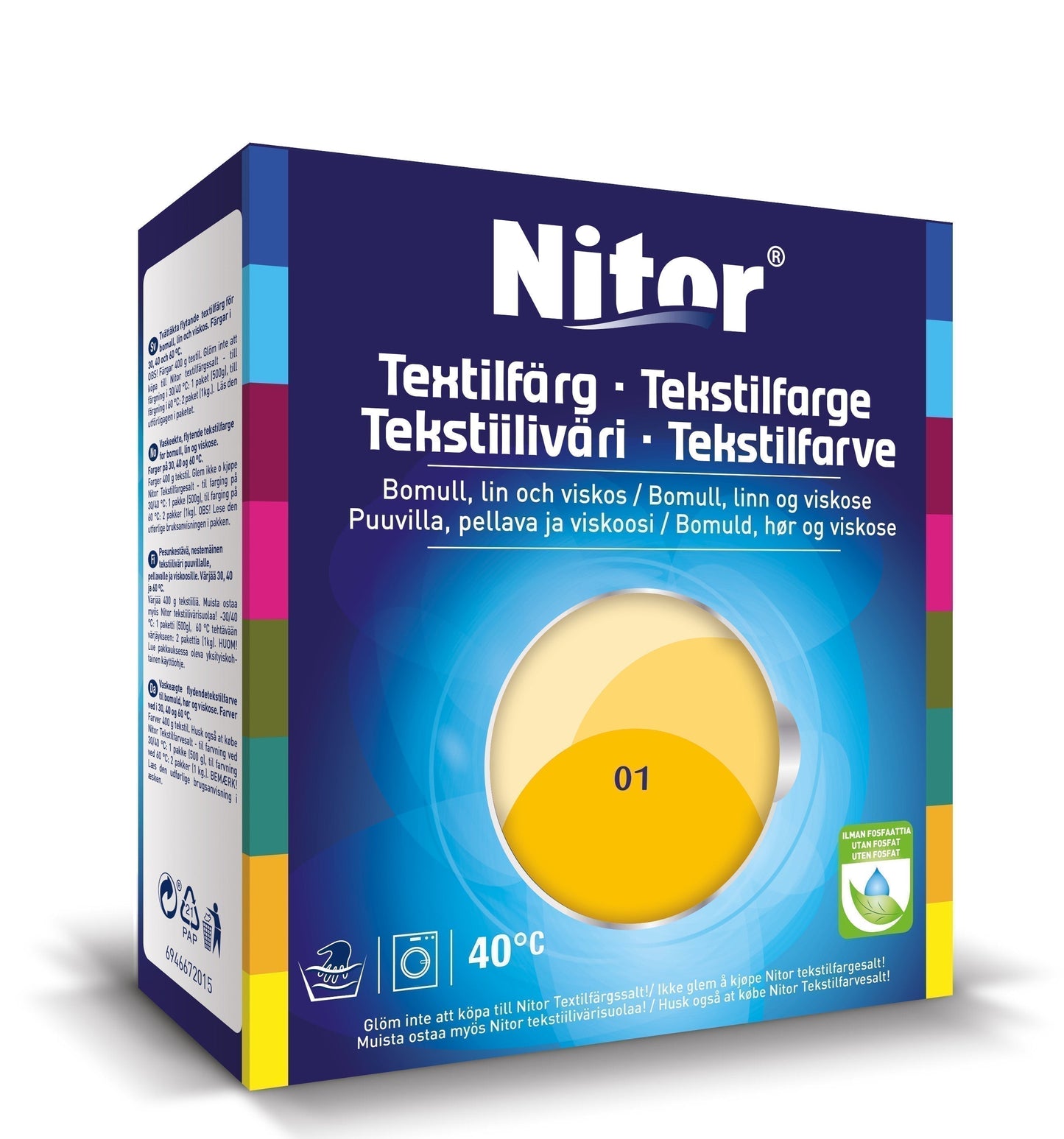 Nitor Tekstilfarge - 50406 Solsikke 01