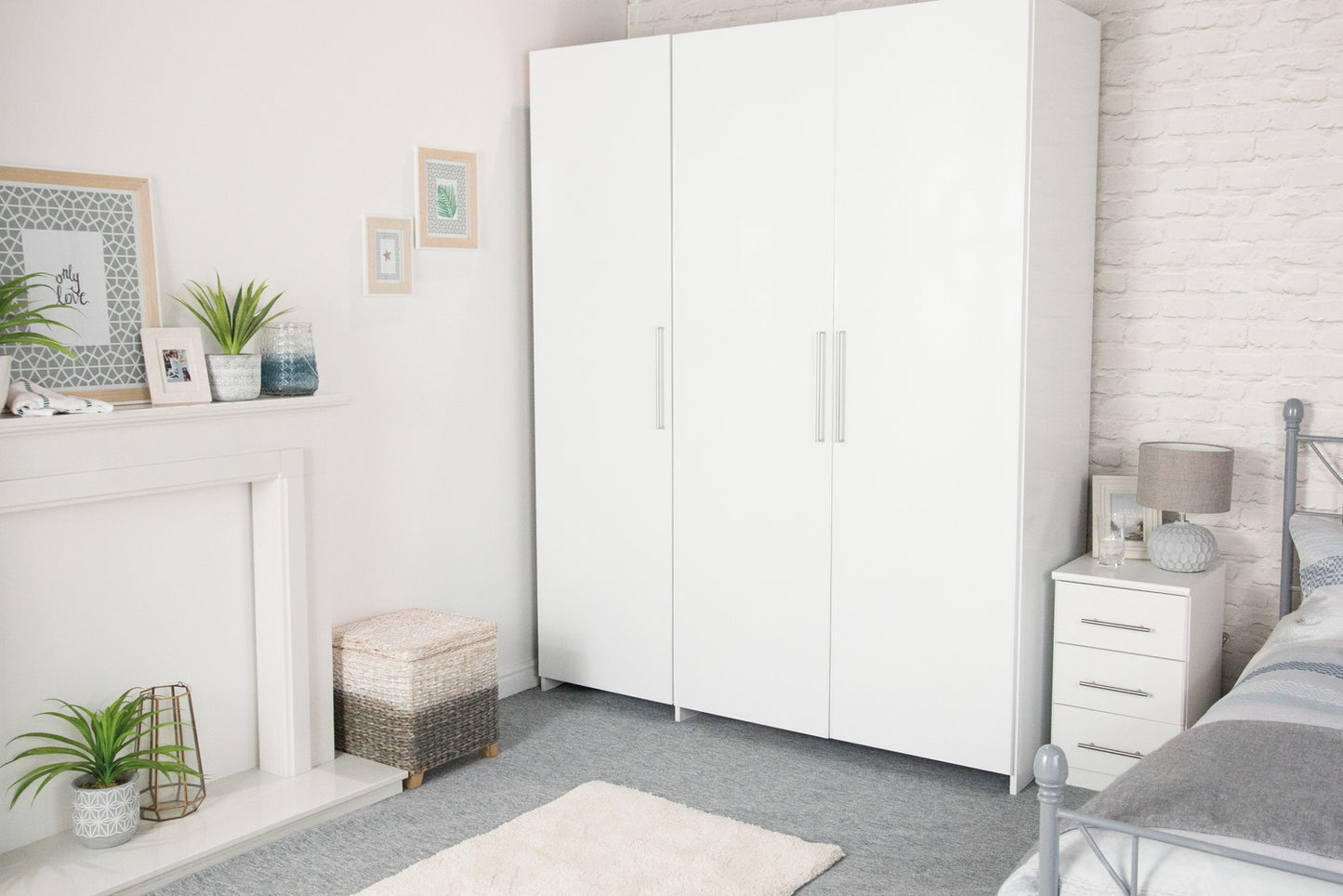 Kontaktplast Ensfarget Blank Hvit