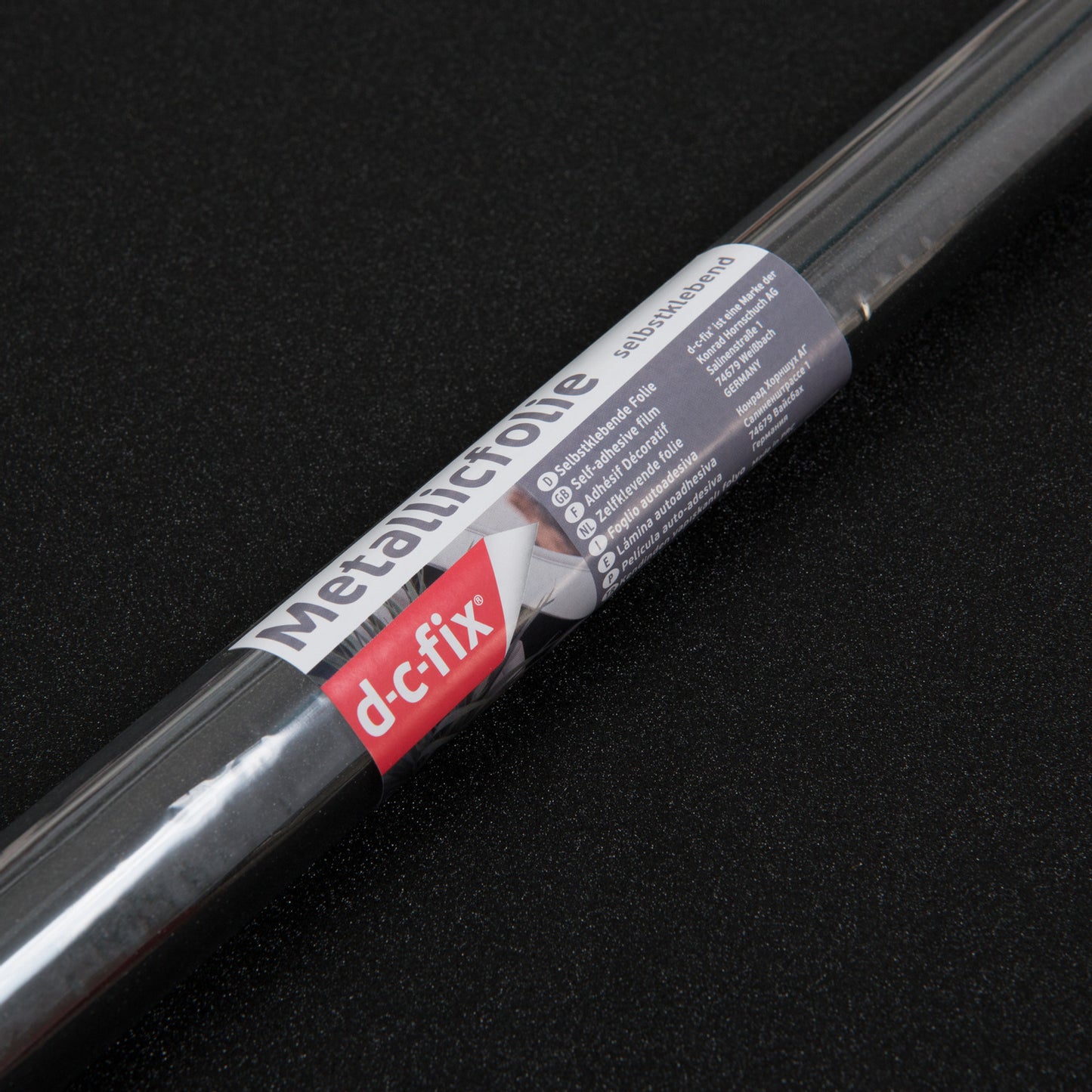 Kontaktplast Metalisk Sort