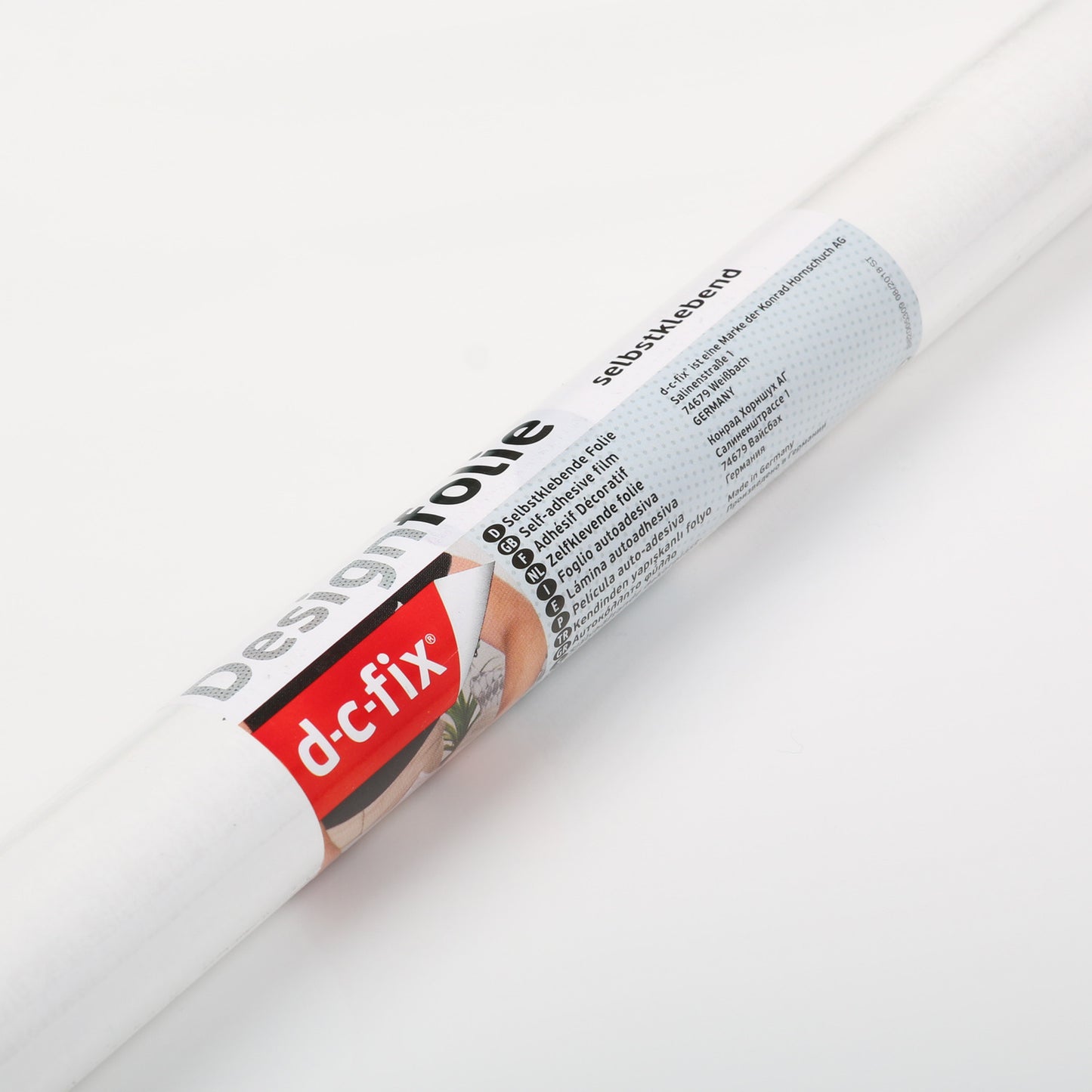 Kontaktplast Ensfarget Blank Hvit