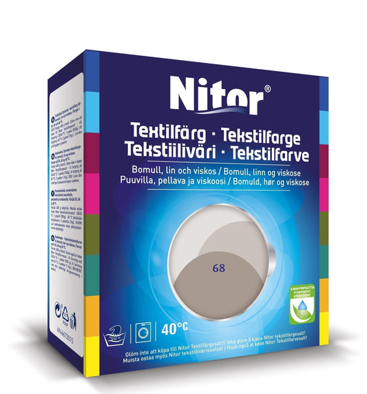 Nitor Tekstilfarge - 50401 Muldvarp 68