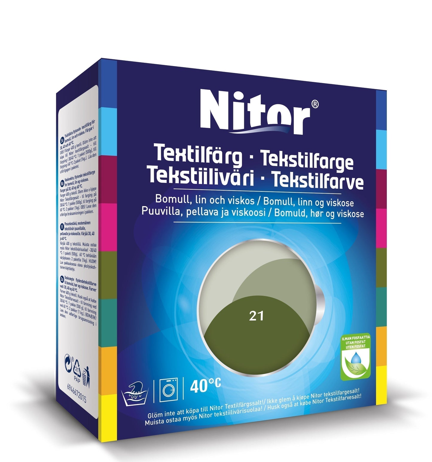 Nitor Tekstilfarge - Oliven
