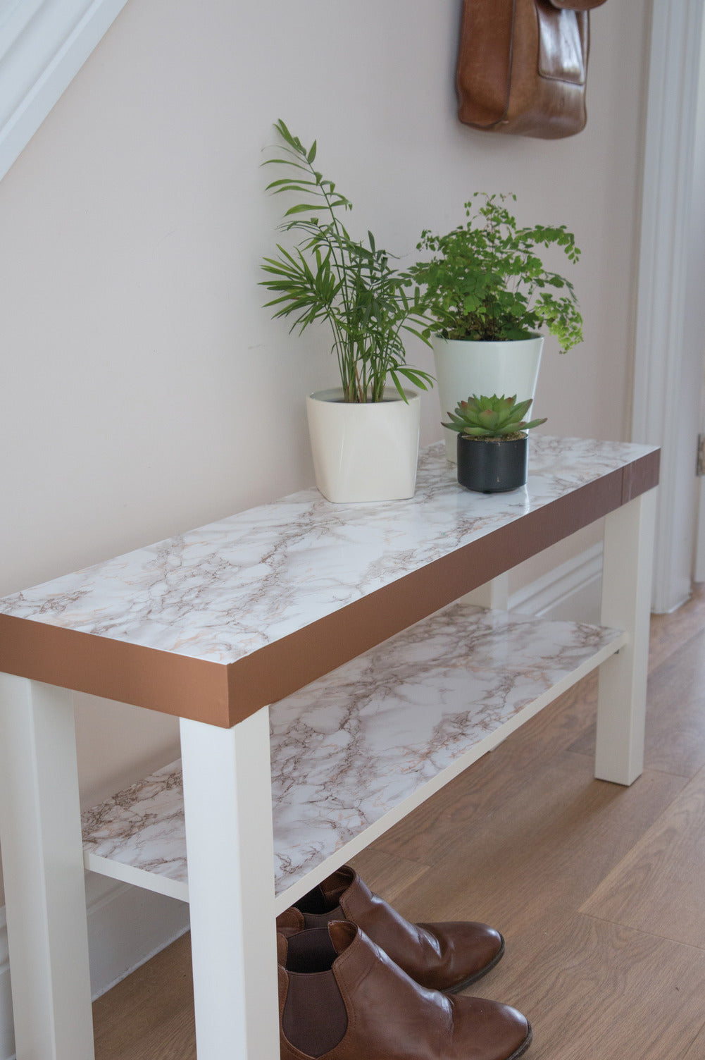 Kontaktplast Marmor Brun