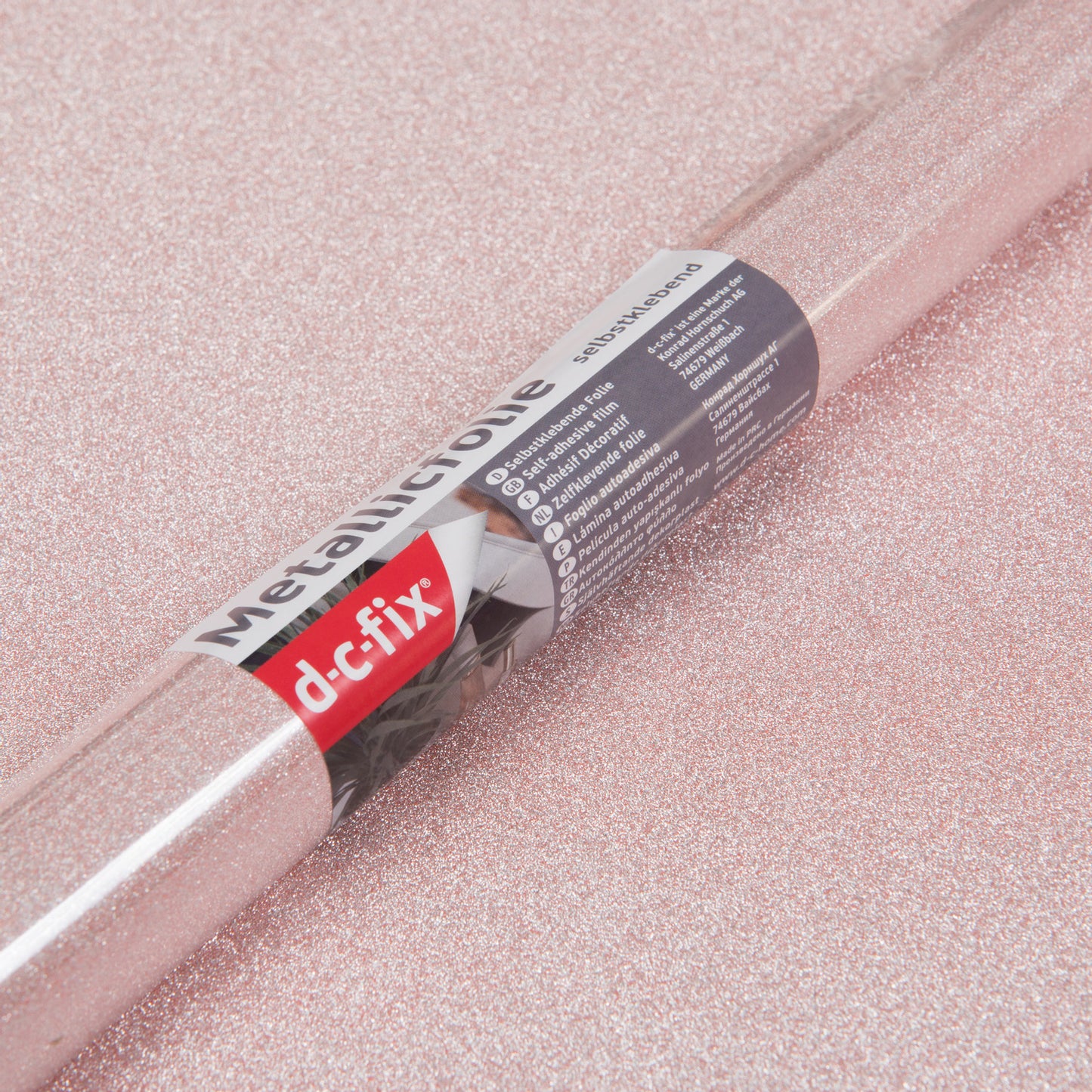 Kontaktplast Metalisk Rosegull